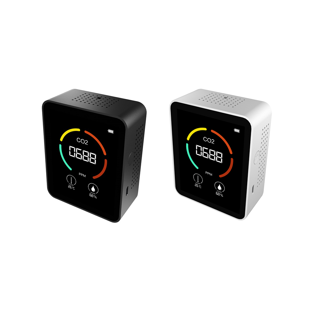3 in 1 CO2 Meter Temperature Humidity Sensor Carbon Dioxide TVOC Detector, White, 501 Original
3 in 1 CO2 Meter Temperature Humidity Sensor Carbon Dioxide TVOC Detector, White, 501 Original