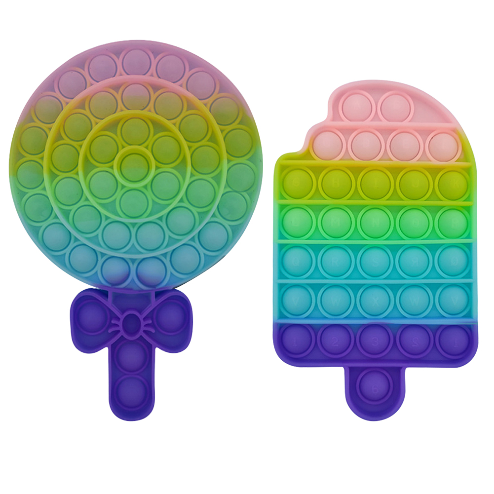 Luminous Push Bubble Sensory Rainbow Stress Reliver Toys for Kids Adults, Ice cream, 501 Original
Luminous Push Bubble Sensory Rainbow Stress Reliver Toys for Kids Adults, Ice cream, 501 Original