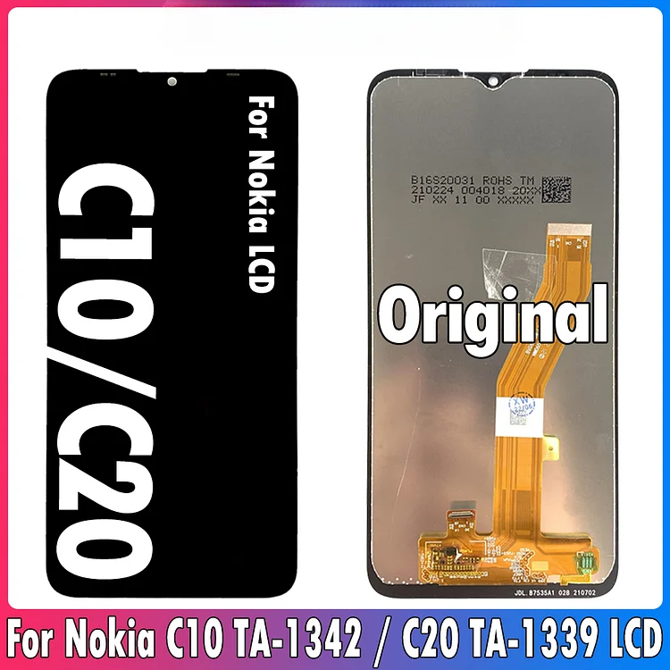 6.52" Original For Nokia C20 LCD TA-1339 TA-1352 Display Touch Screen Digitizer For Nokia C10 LCD TA-1342 Screen Repair Parts