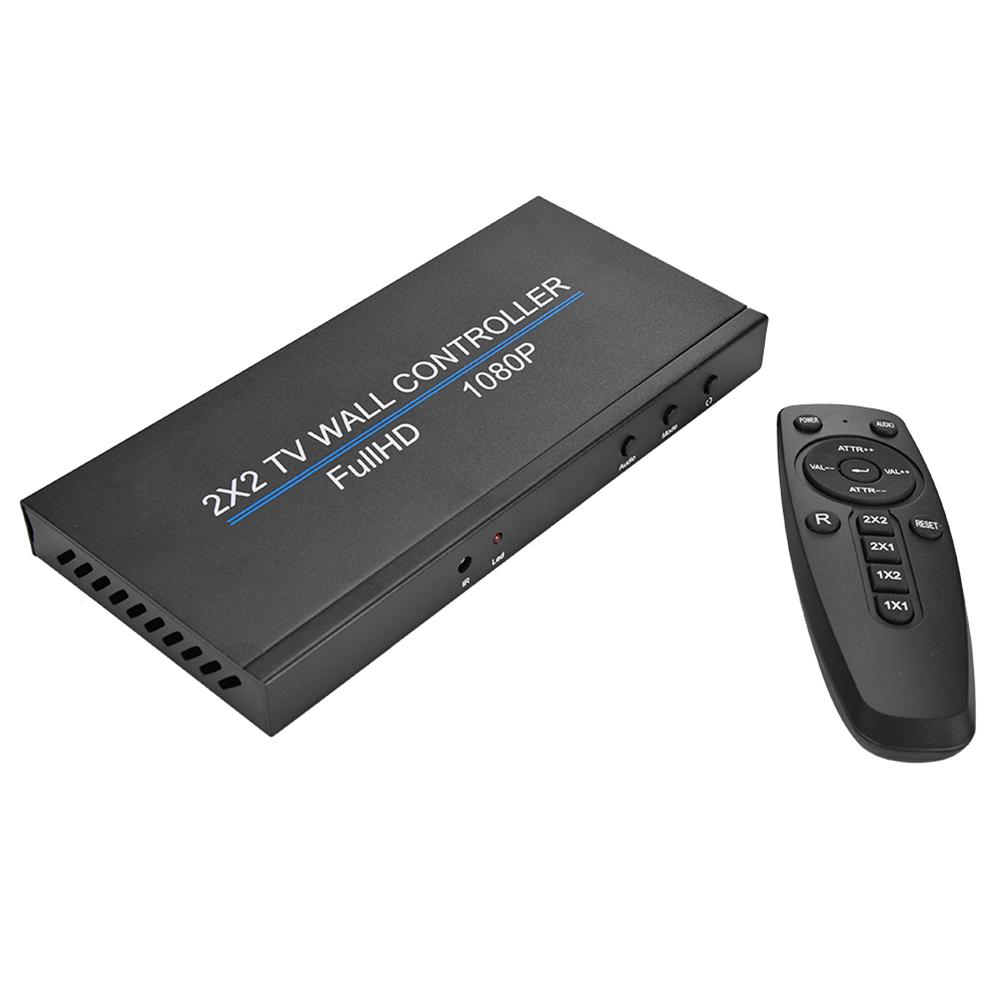 4 Channel TV Video Wall Controller 2x2 1080p TV Splicing Controller -EU, 501 Original
4 Channel TV Video Wall Controller 2x2 1080p TV Splicing Controller -EU, 501 Original