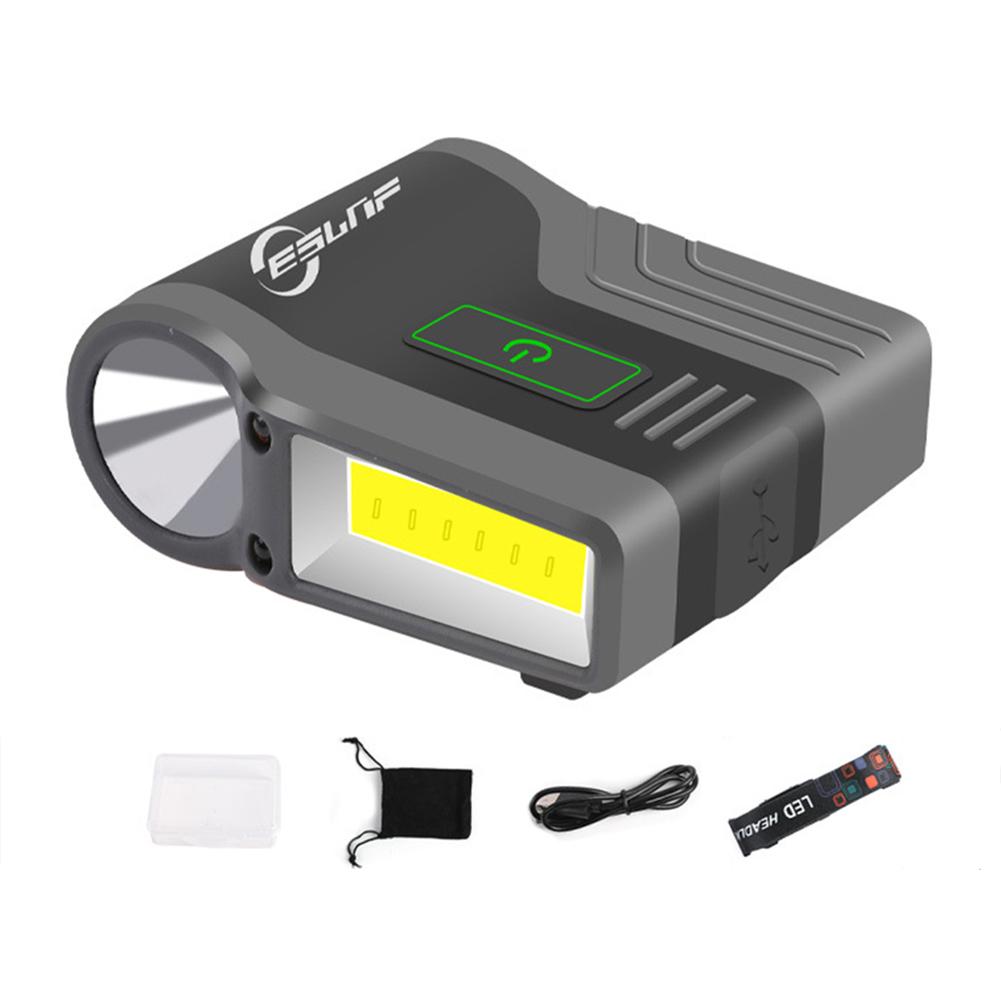 Waterproof COB LED Induction Headlamp Clip-on Cap Sports Lights (Black), 501 Original
Waterproof COB LED Induction Headlamp Clip-on Cap Sports Lights (Black), 501 Original