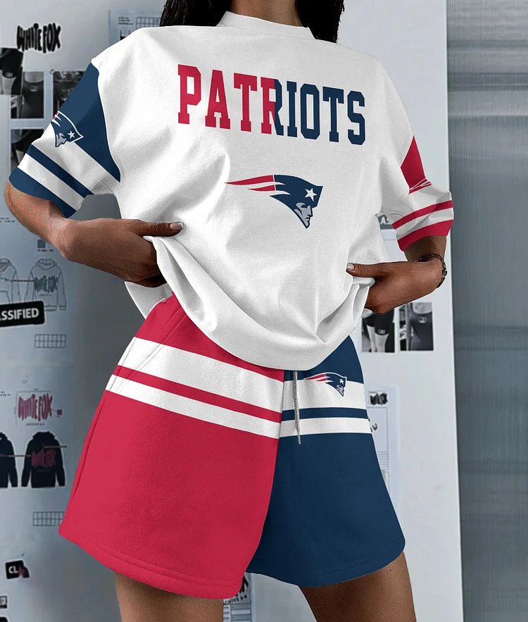 New England Patriots  Limited Edition Top And Shorts Two-Piece Suits