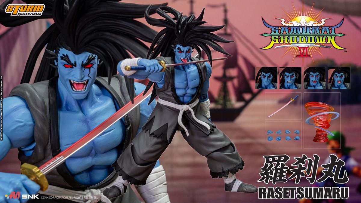 Storm Toys - Samurai Shodown IV Rasetsumaru 1/12 Scale Action Figure SNSS03BU (Licensed)-
