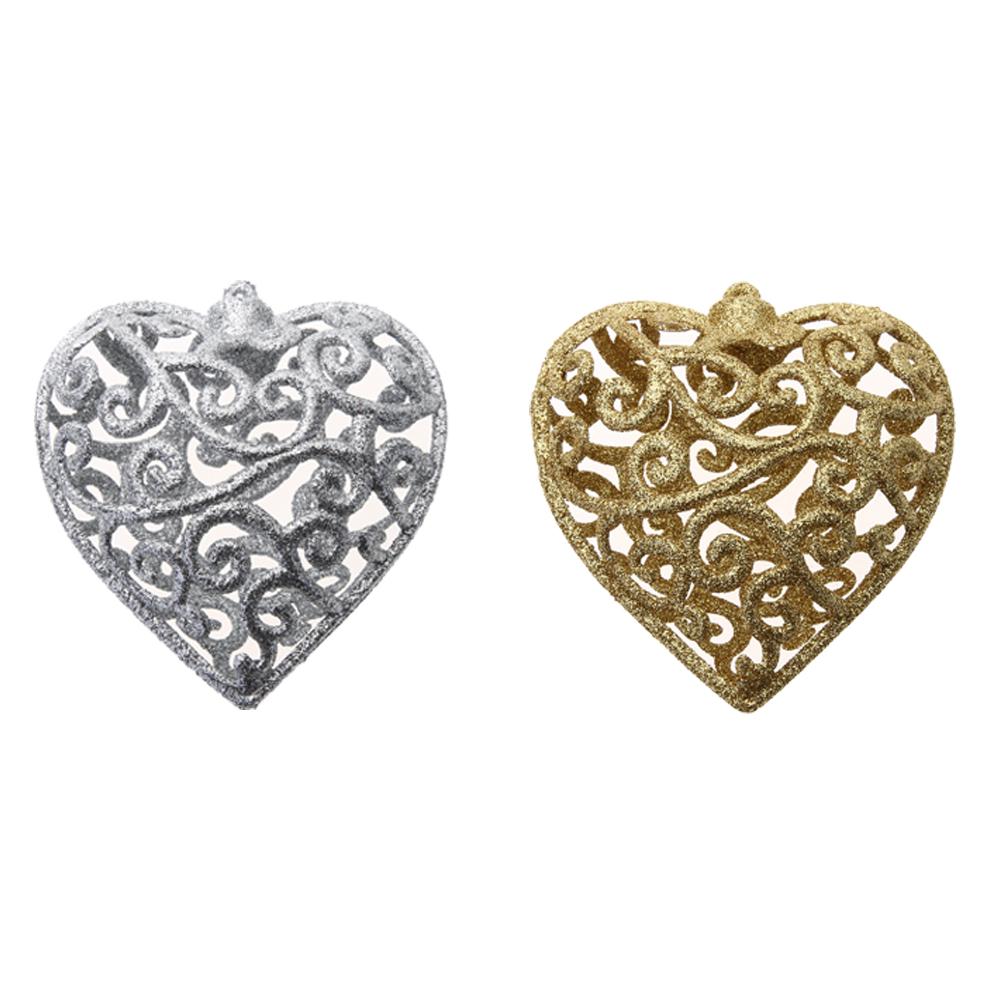 Christmas Tree Decor Hollow Heart Shape Glitter Pendant Ornaments, Gold, 501 Original
Christmas Tree Decor Hollow Heart Shape Glitter Pendant Ornaments, Gold, 501 Original
