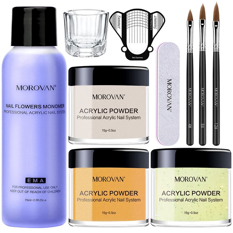 Morovan Acrylic Nail Kit S32