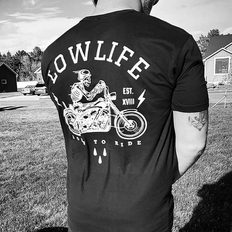 OID WLIFE Print Mens Short Sleeve T-Shirt