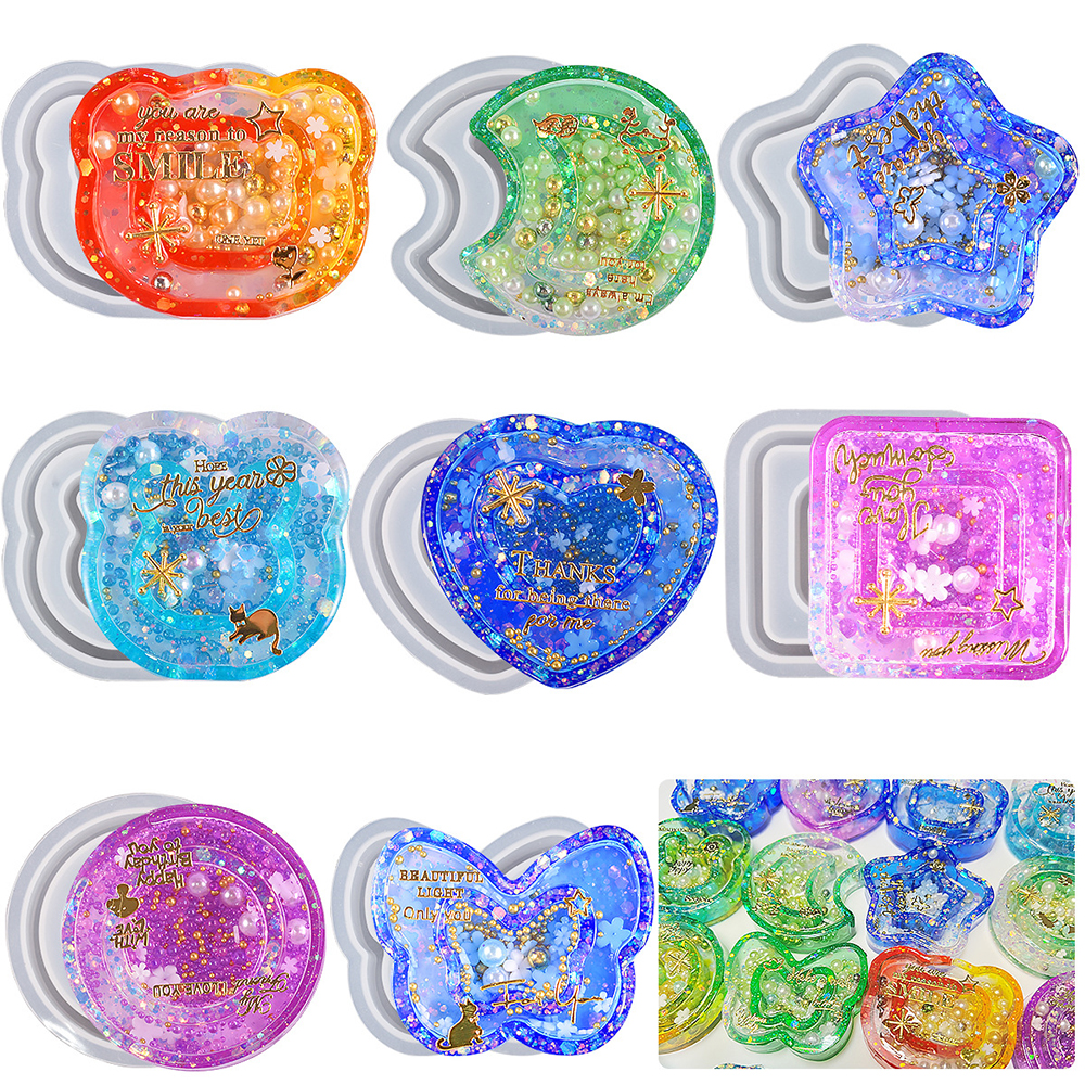 Shake Up Your DIY Projects with CrazyMold's 8 Pcs Shaker Molds Kit