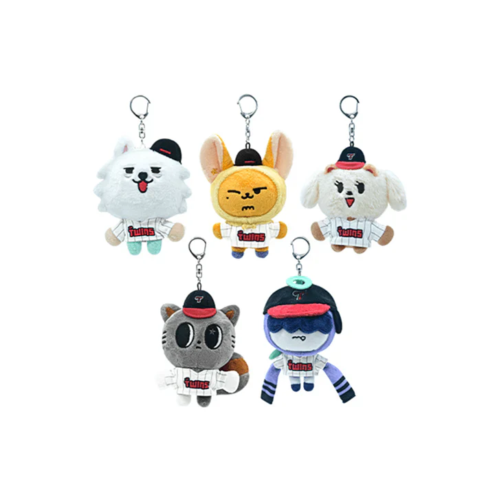 TXT PPULBATU X LG TWINS Uniform Plush Keyring