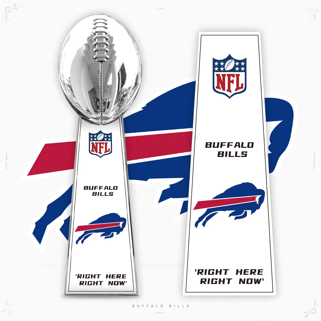[NFL]Buffalo Bills Vince Lombardi Super Bowl Championship Trophy Resin Version