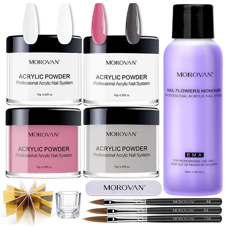 Morovan Acrylic Nail kit S16