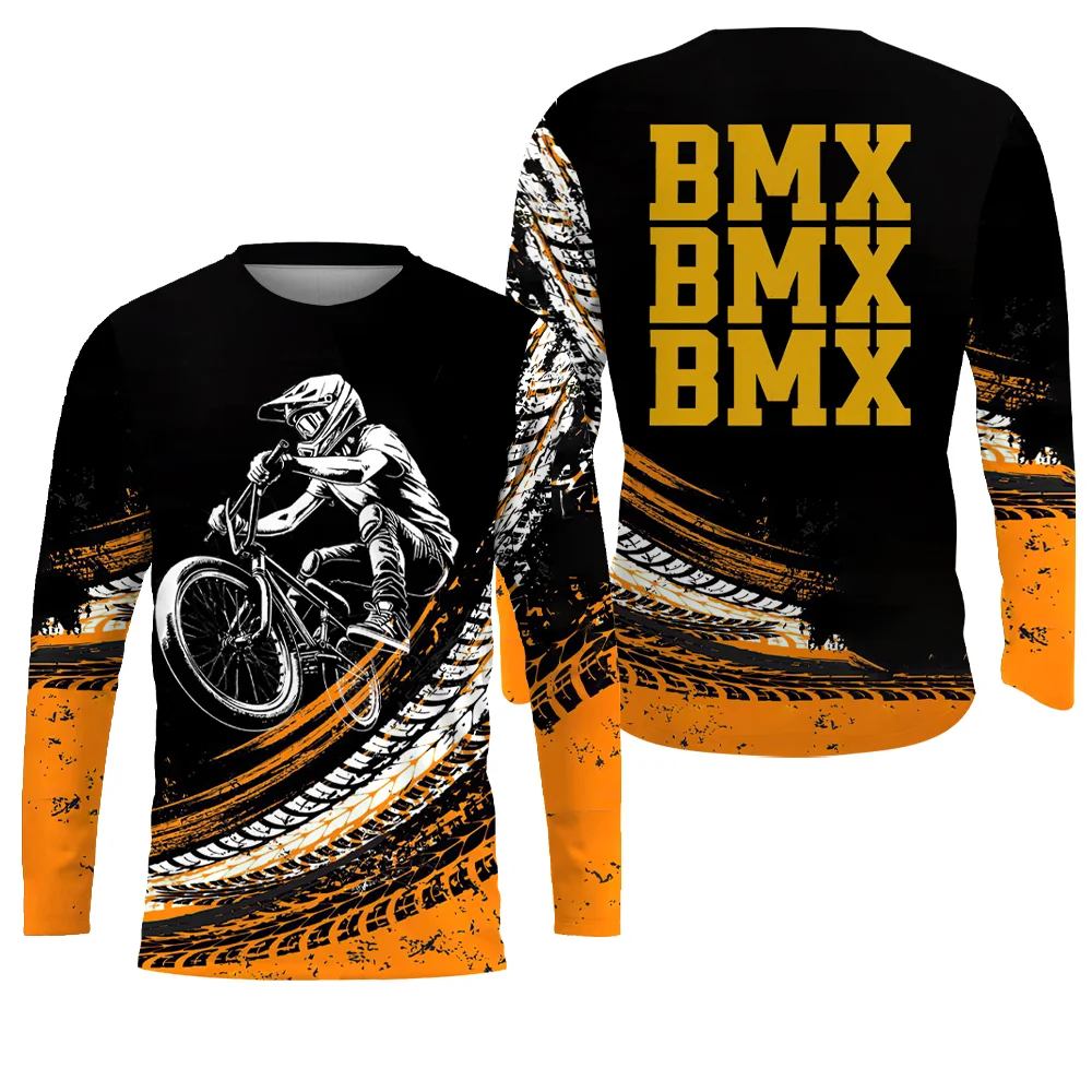 BMX Full Printed Long Sleeve T-shirt - Devcarry