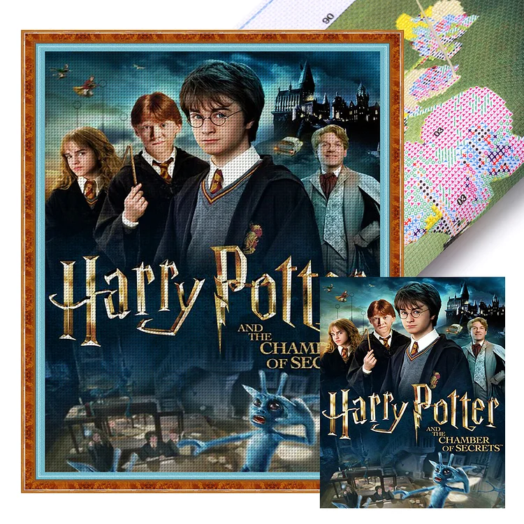 Harry Potter (40*50cm) 11CT Stamped Cross Stitch gbfke