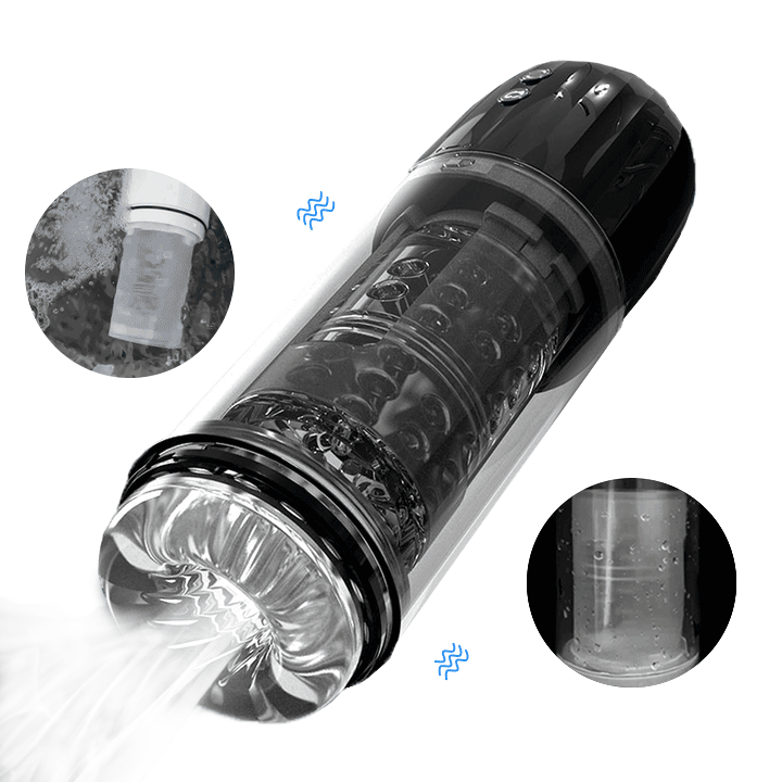 7 Modes Automatic Sucking Rotation Male Masturbator Cup Water Bath Penis Vacuum Pump