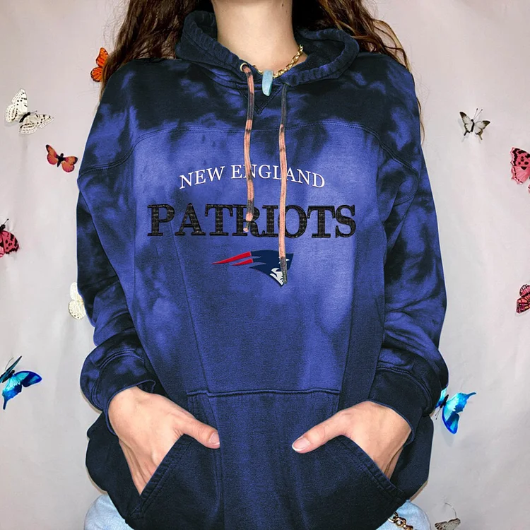 New England Patriots Women Printed  Hoodie