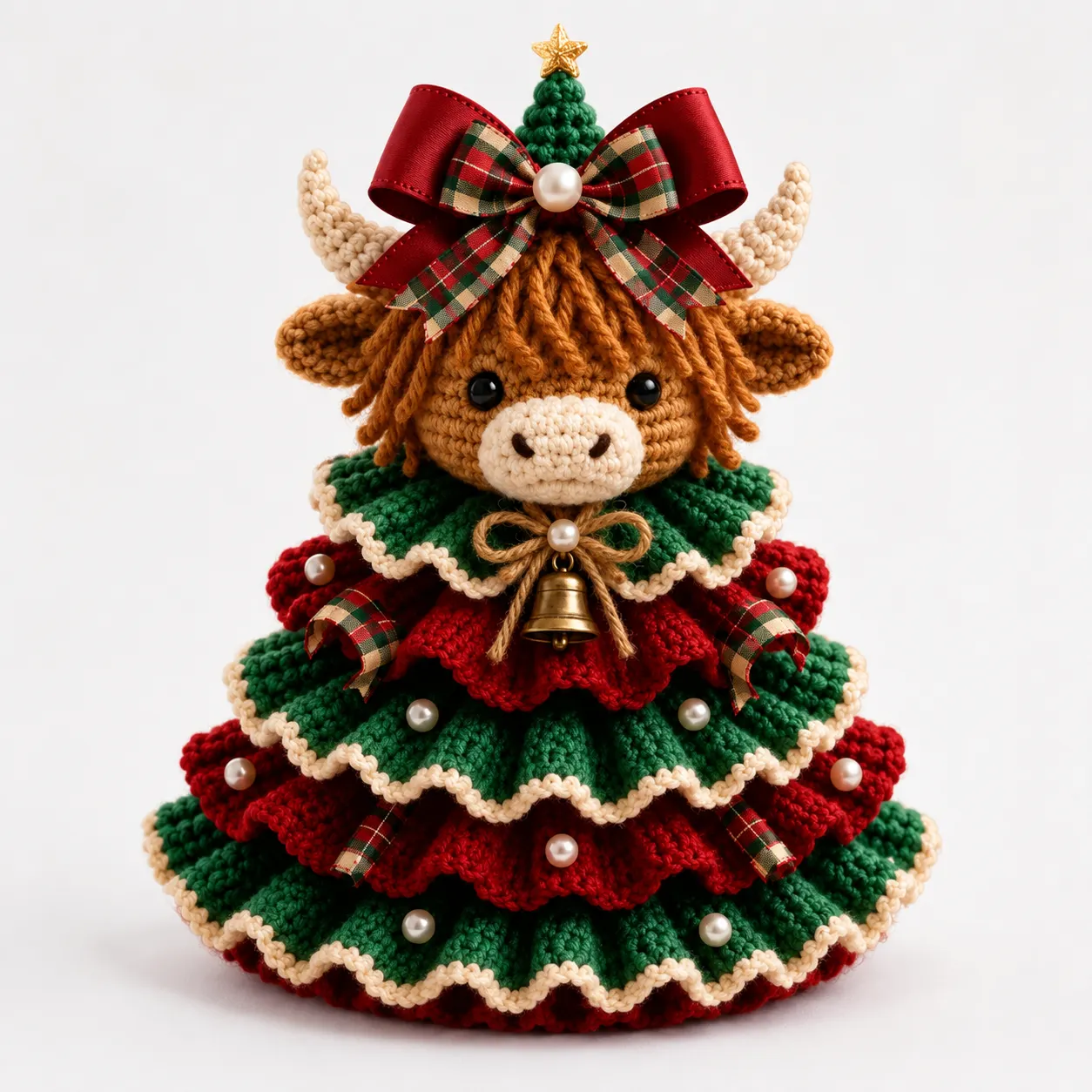 🐂Crochet Animal Christmas Tree DIY Kit