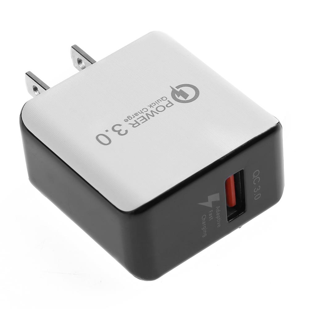Quick Charge QC 3.0 USB Charger Adapter for Mobile Phone Tablet, White, 501 Original
Quick Charge QC 3.0 USB Charger Adapter for Mobile Phone Tablet, White, 501 Original
