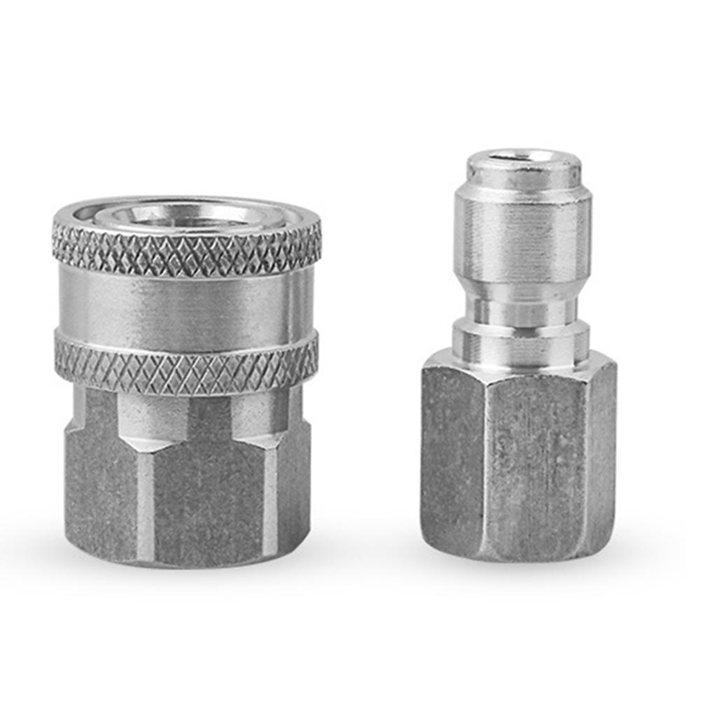 Npt 3/8 Inch Quick Connect Fitting Pressure Washer ConnectorAdapter Set, 501 Original
Npt 3/8 Inch Quick Connect Fitting Pressure Washer ConnectorAdapter Set, 501 Original