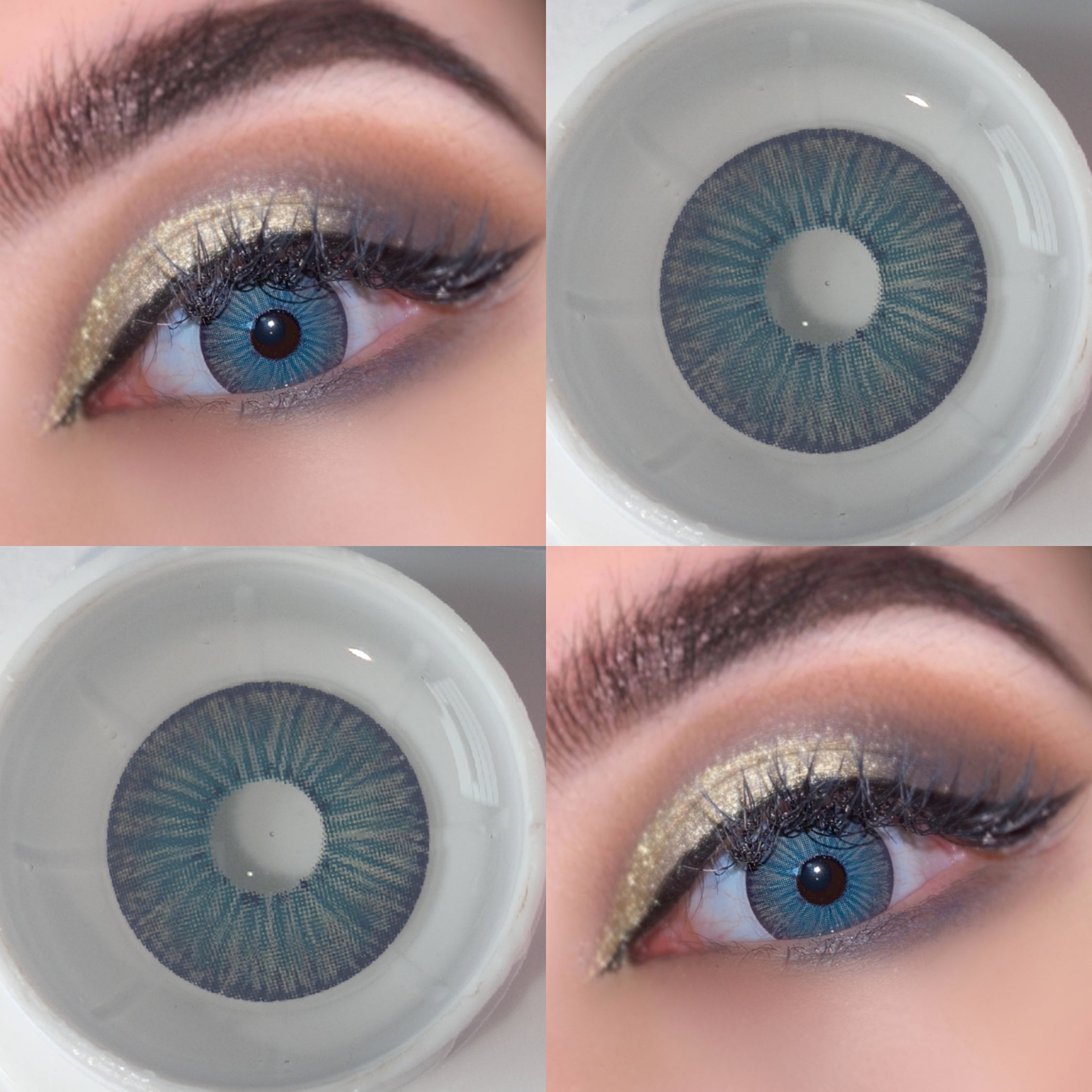 Colourfuleye New York Pro Slate Grey Colored Contact Lenses