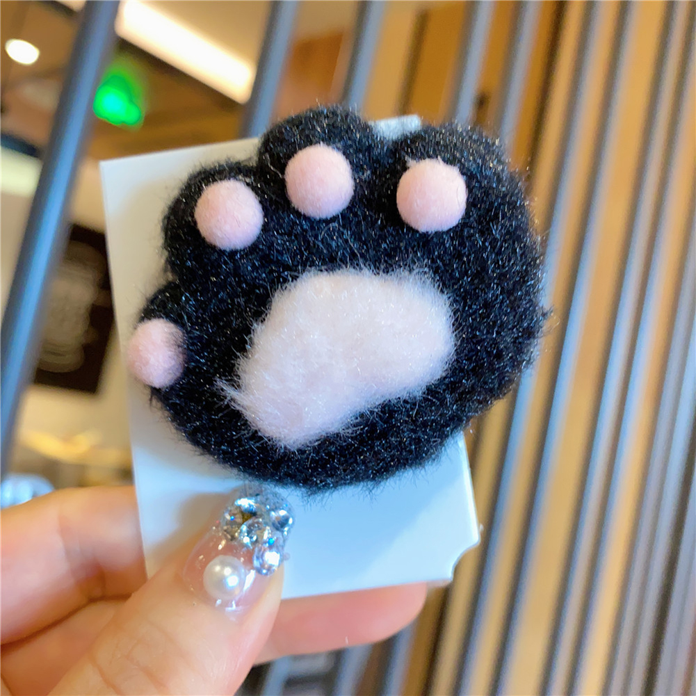 Cute Cat Paw Plush Hair Clip Women Girl Barrettes Princess Hairpin Hairgrip, Black, 501 Original
Cute Cat Paw Plush Hair Clip Women Girl Barrettes Princess Hairpin Hairgrip, Black, 501 Original