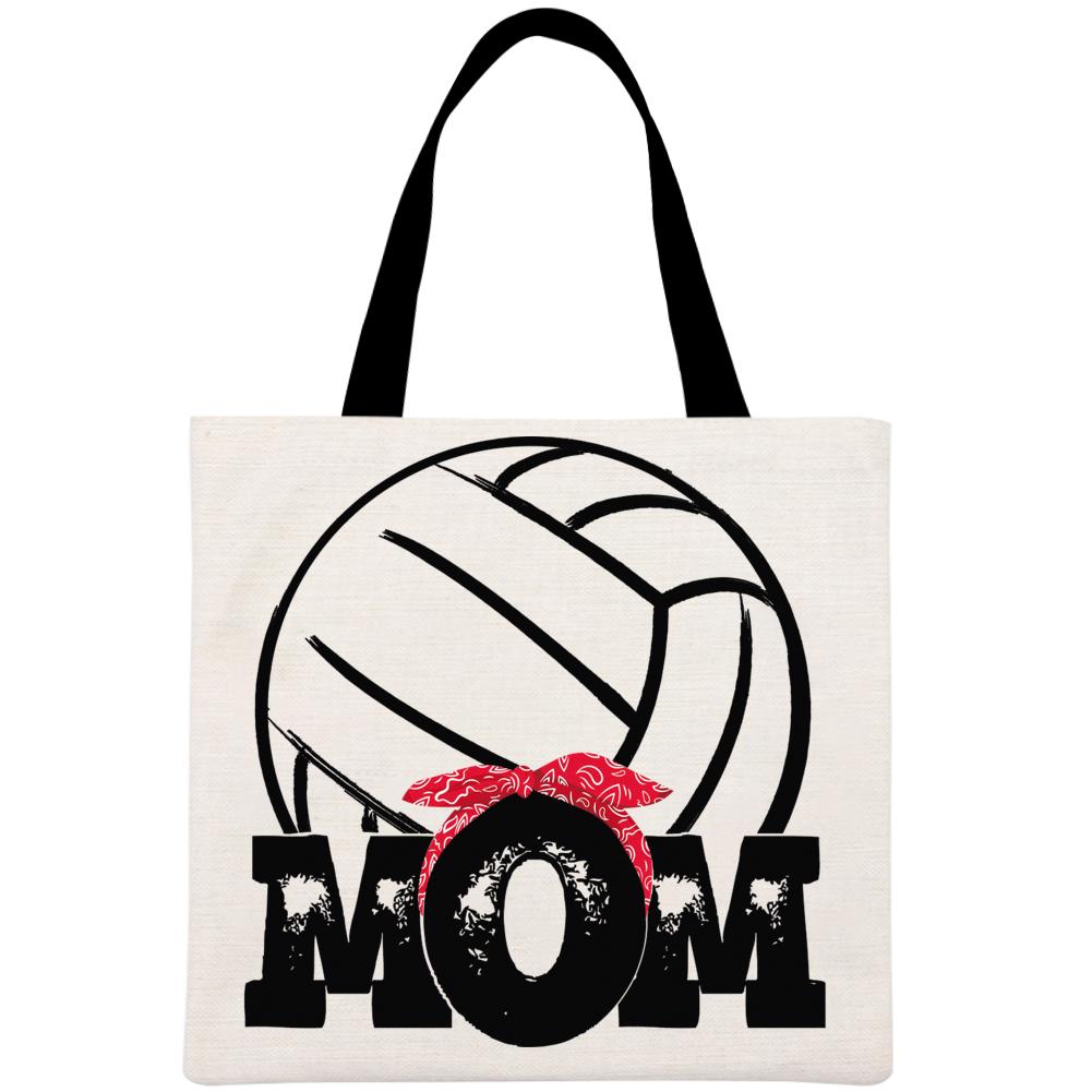 volleyball Printed Linen Bag-Guru-buzz