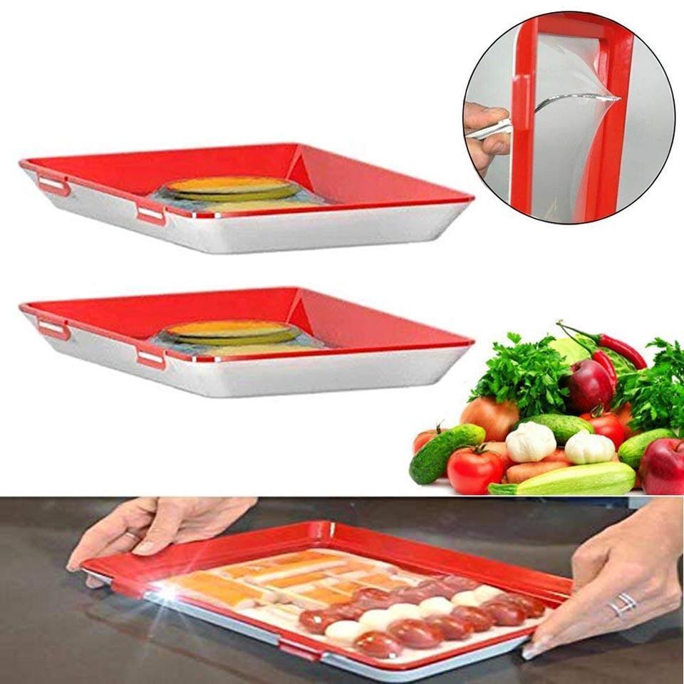  WIMIRIL Food Preservation Trays- Stackable, Reusable