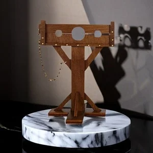 pornhint Pornhint New HandMade 1:6 12 18 Miniature instruments of torture Figure,Wooden Cross Chair,Pillory and Stock,Flogging Cross,Slave Chair,Bondage tool