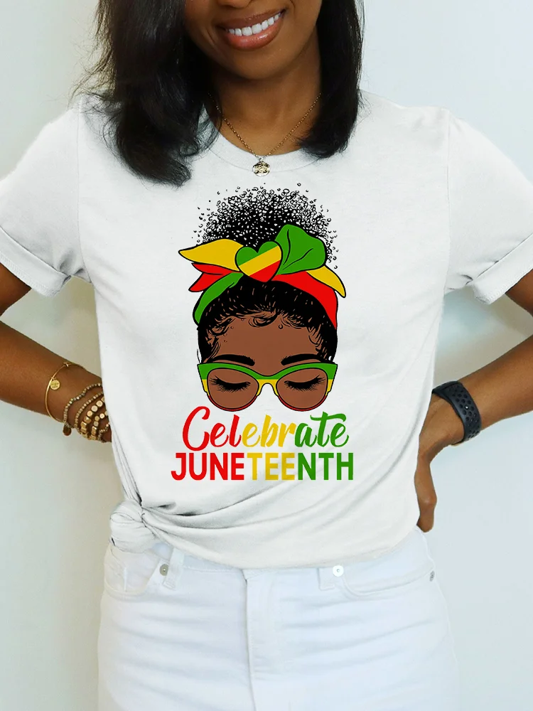 Celebrate Juneteenth Black Women T Shirt