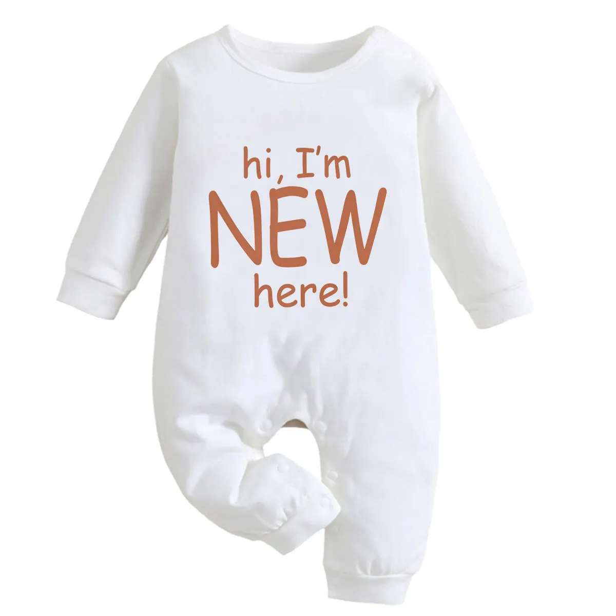 【3M-18M】Hi! I'm New Here Romper