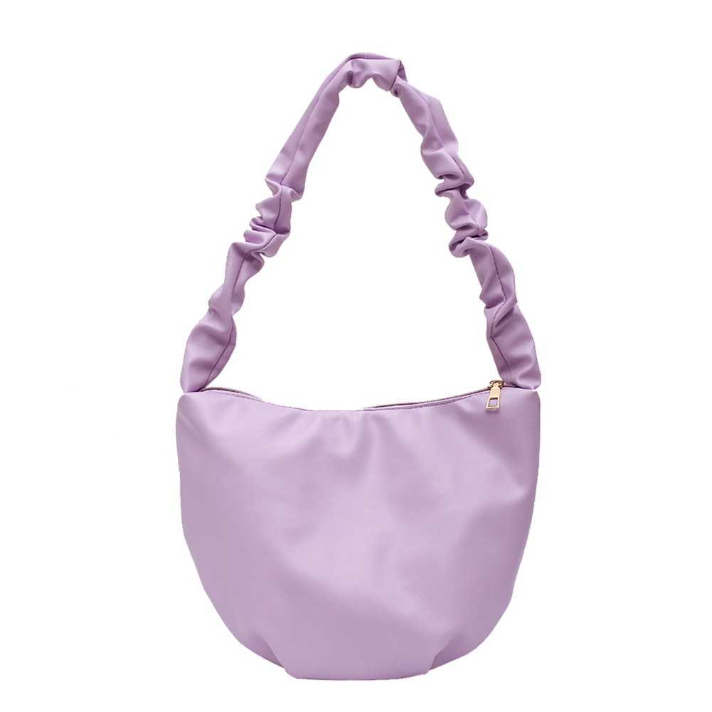 Pleated Totes Women Shoulder Bags Elegant PU Leather Solid Handbag -Purple, 501 Original
Pleated Totes Women Shoulder Bags Elegant PU Leather Solid Handbag -Purple, 501 Original