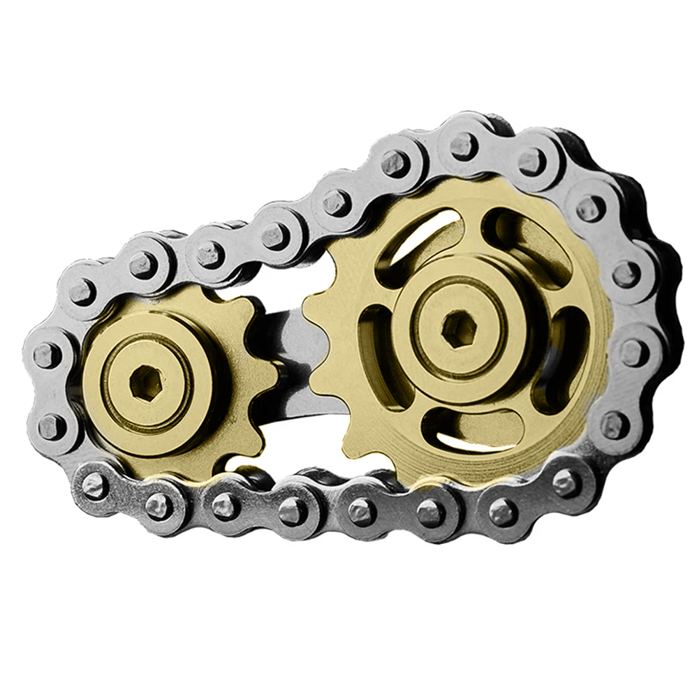 EDC Sprockets Chains Decompression Fingertips Spinning Gyro Toy, Gold, 501 Original
EDC Sprockets Chains Decompression Fingertips Spinning Gyro Toy, Gold, 501 Original