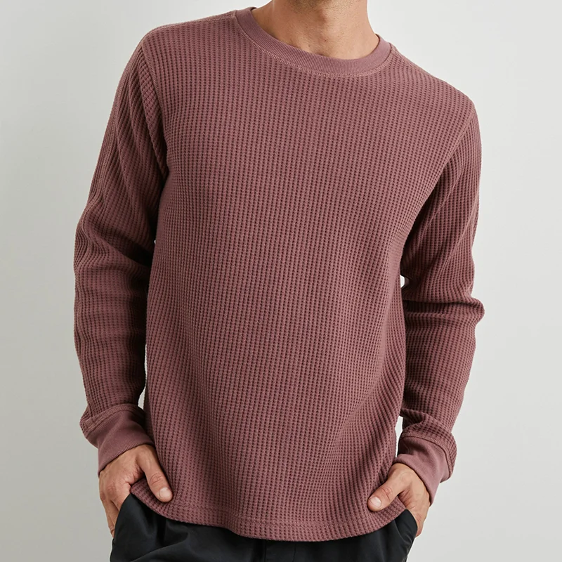 Men's knitted long sleeve top