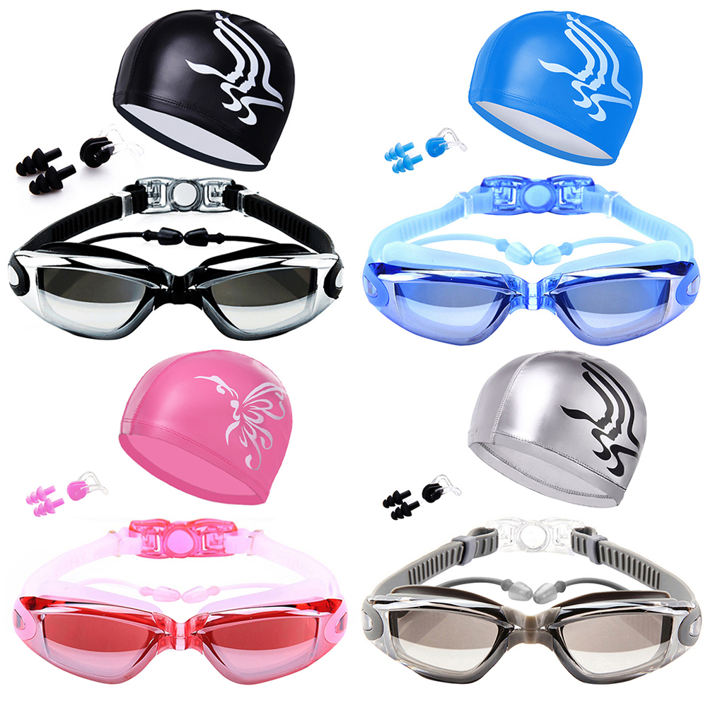 Adjustable Swimming Goggles Waterproof Diving Anti-fog Glasses Set, Blue, 501 Original
Adjustable Swimming Goggles Waterproof Diving Anti-fog Glasses Set, Blue, 501 Original