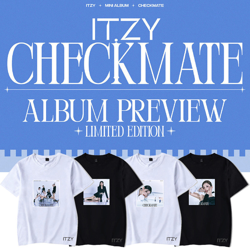 ITZY CHECKMATE Album Photo T-shirt