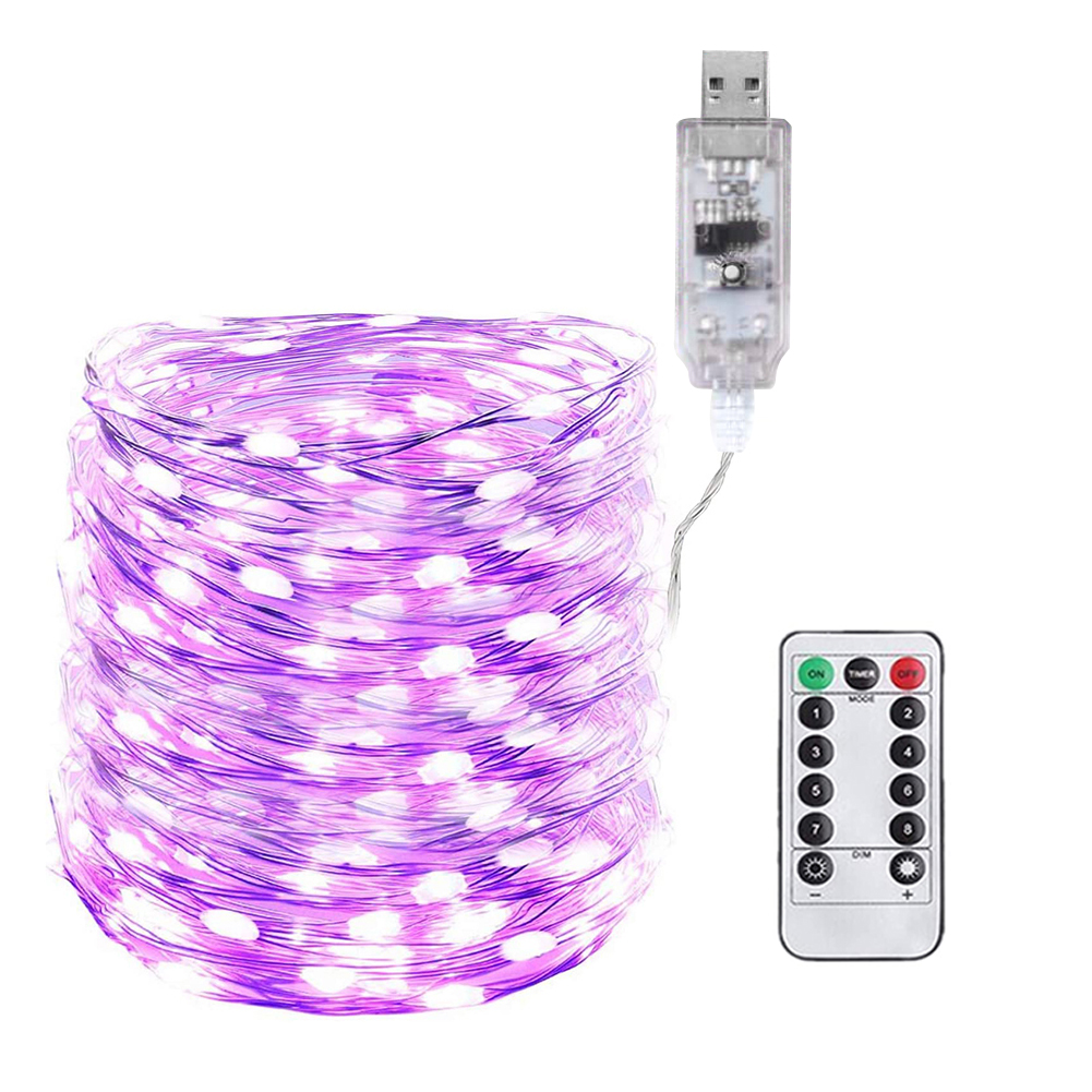 20M 200 LED Fairy Copper Wire USB-Curtain String Night Light, Pink light, 501 Original
20M 200 LED Fairy Copper Wire USB-Curtain String Night Light, Pink light, 501 Original