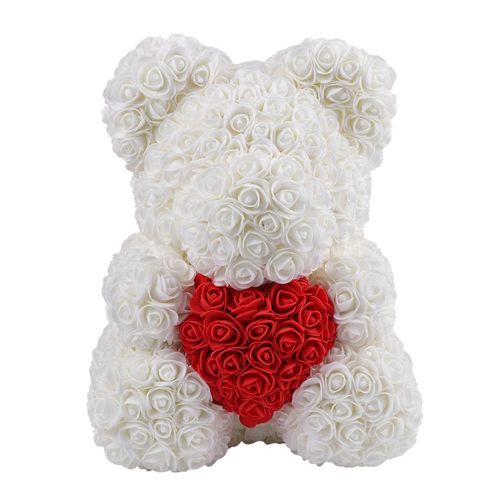 Preserved Flower Rose Bear Soap Artificial Flowers Valentine (White), 501 Original
Preserved Flower Rose Bear Soap Artificial Flowers Valentine (White), 501 Original