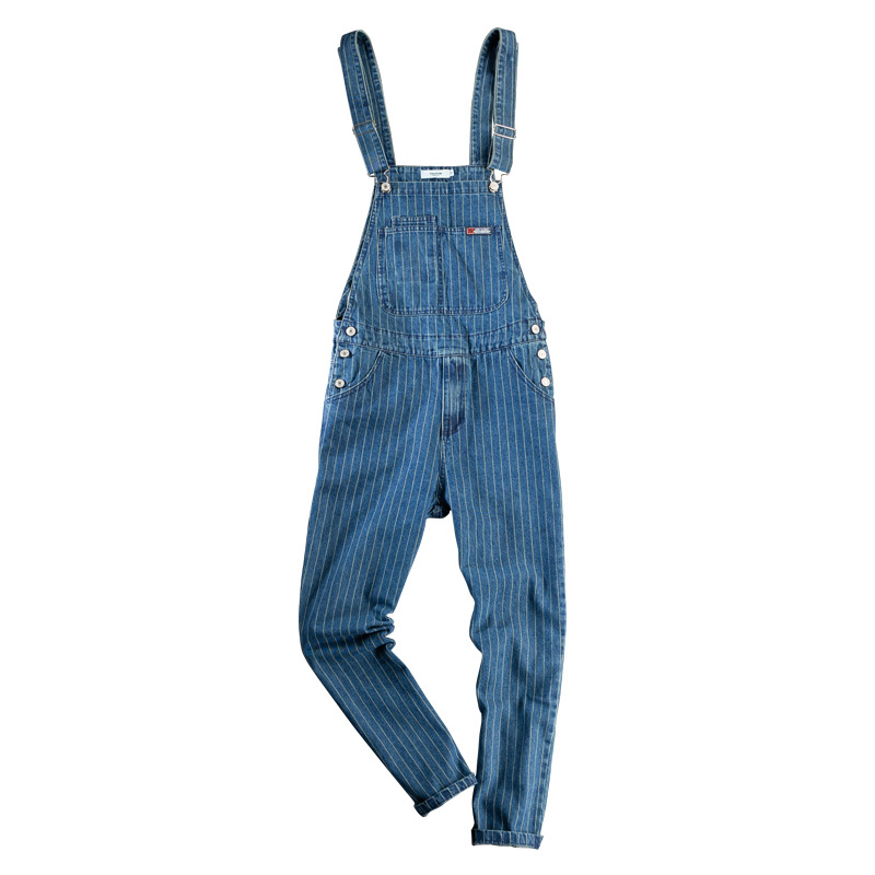 Multipockets Workwear Denim Overalls Jumpsuits