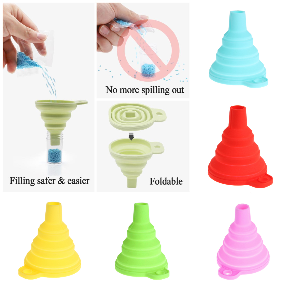 Portable Multifunction Funnel Embroidery Sewing Tools for Diamond Painting