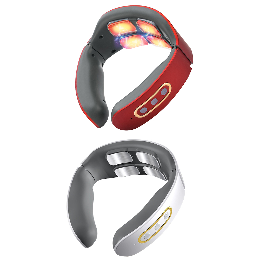 4 Head Electric Neck Massager Pulse Heated Cervical Spine Pain Relief Tools, Red, 501 Original
4 Head Electric Neck Massager Pulse Heated Cervical Spine Pain Relief Tools, Red, 501 Original