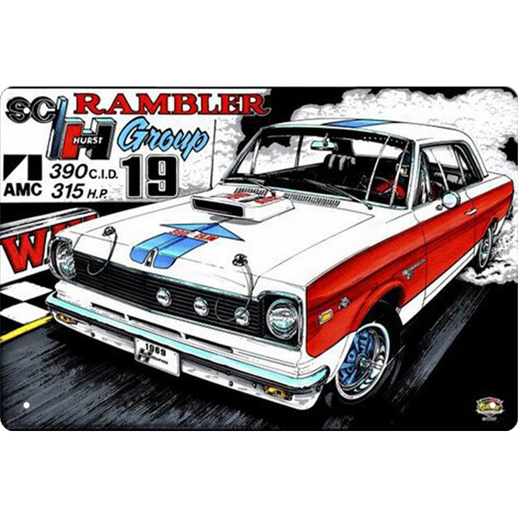Garage Car - Vintage Tin Signs/Wooden Signs - 20*30cm/30*40cm