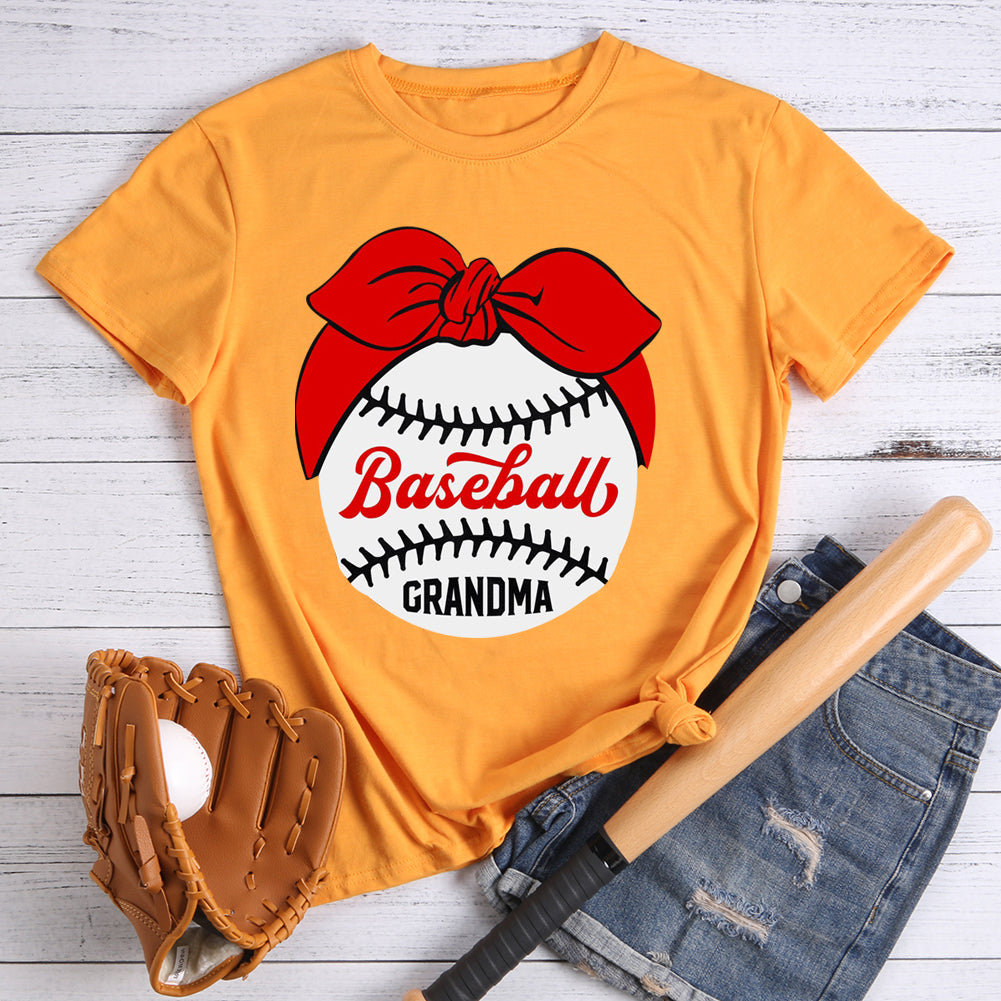 Baseball Crandma  T-shirt Tee -00267-Guru-buzz