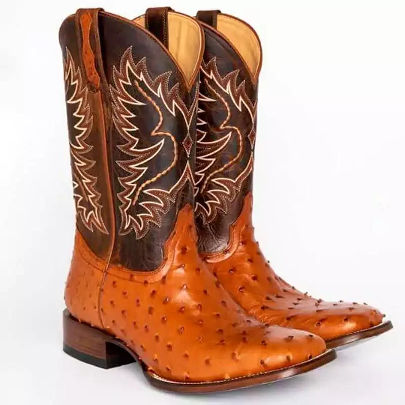 Letclo™ Men's Vintage Western Cowboy Boots letclo Letclo