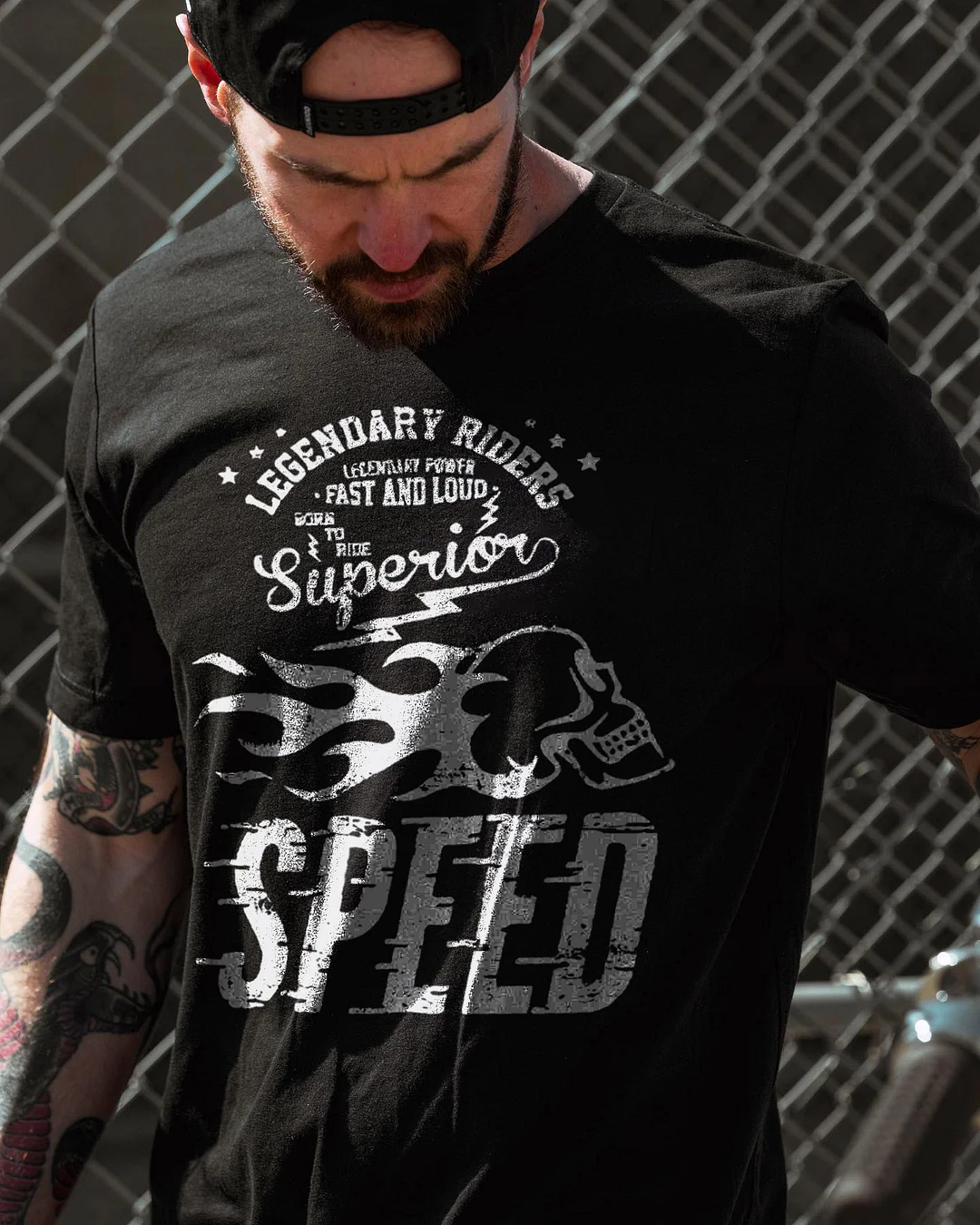 Legendary Riders Superior Speed Printed Men's T-shirt - Devcarry
