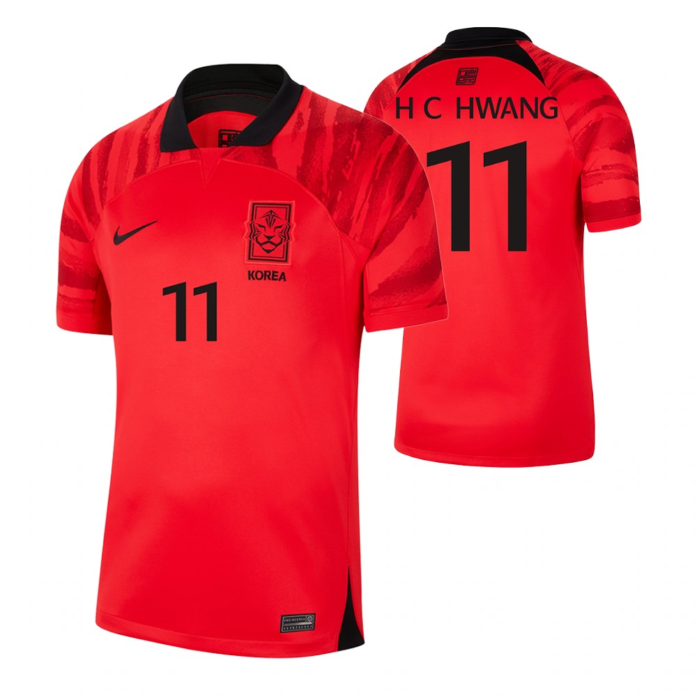 Maillot Corée du Sud Hwang Heechan 11 Domicile Coupe du monde 2022