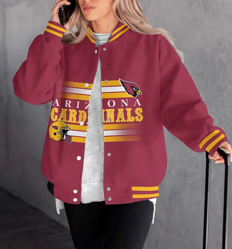 Arizona Cardinals Women Limited Edition Full-Snap Casual Jacket