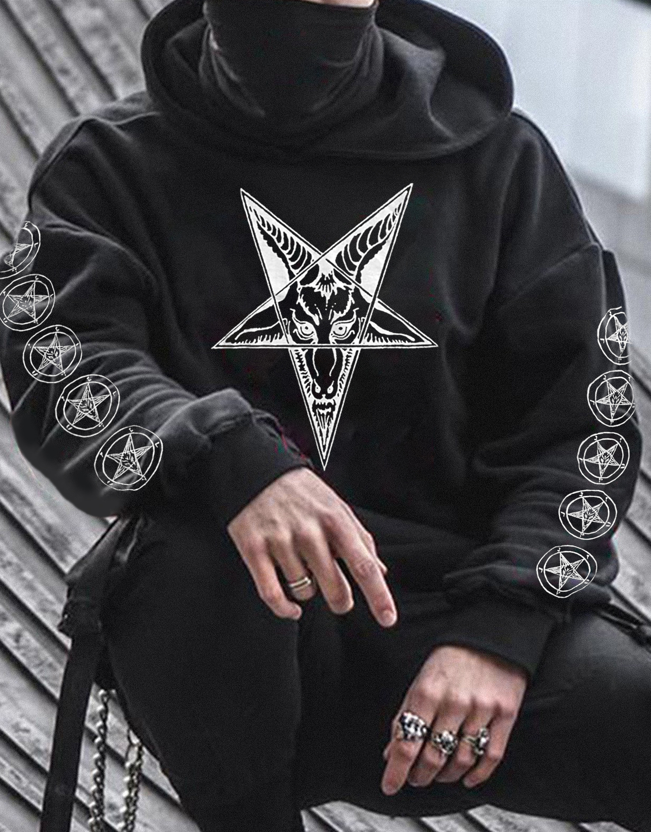Summon Satan Hoodie / TECHWEAR CLUB / Techwear