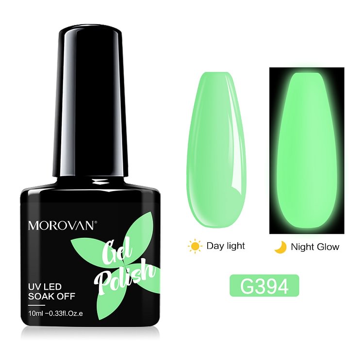 Morovan Mint Luminous Gel Nail Polish G394