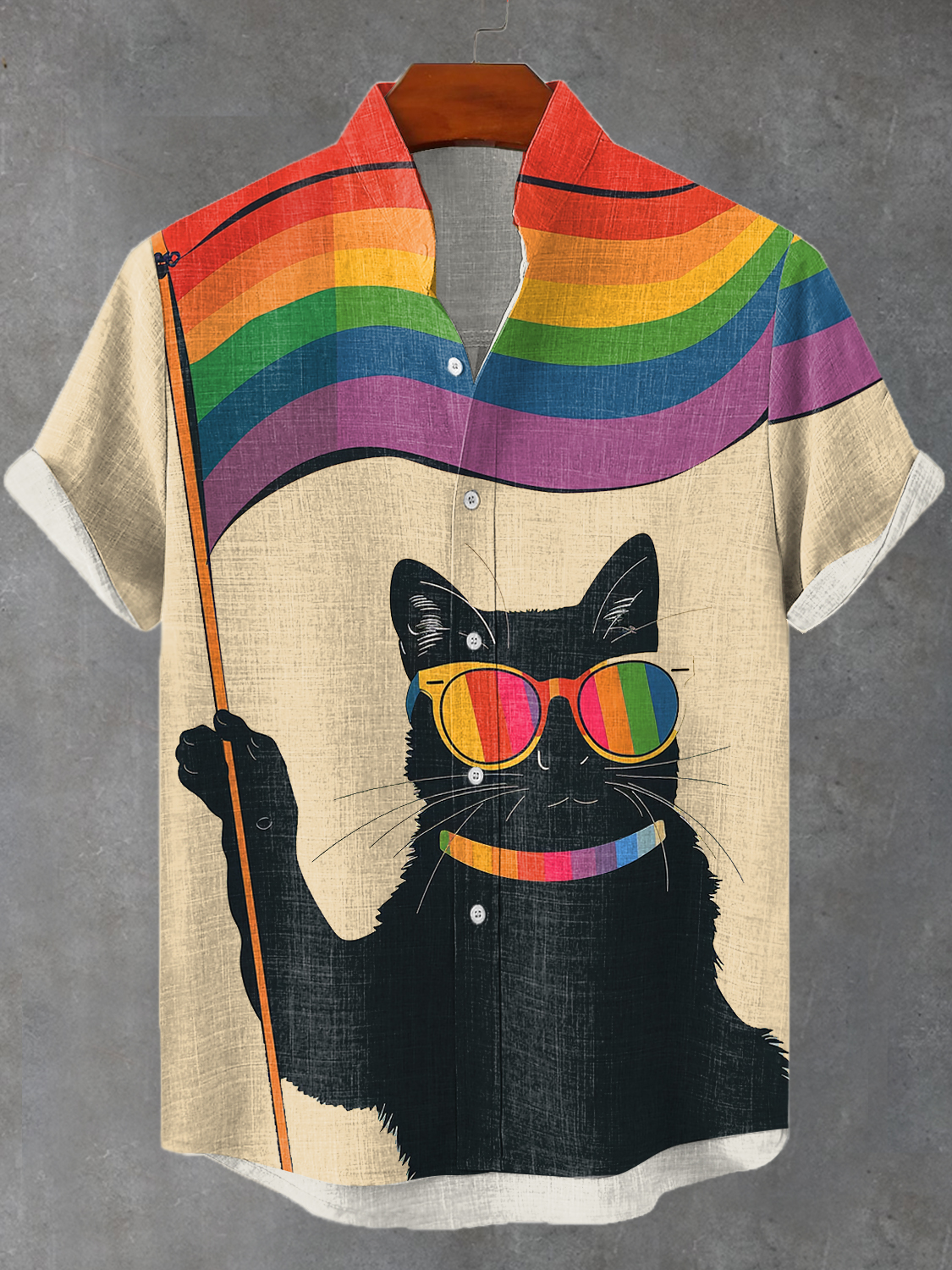CFIERCE 日本未入荷 LOVE ME cat print short sleeve T-shirt CFIERCE] LOVE ME Cat Printed T-Shirt | BYORI