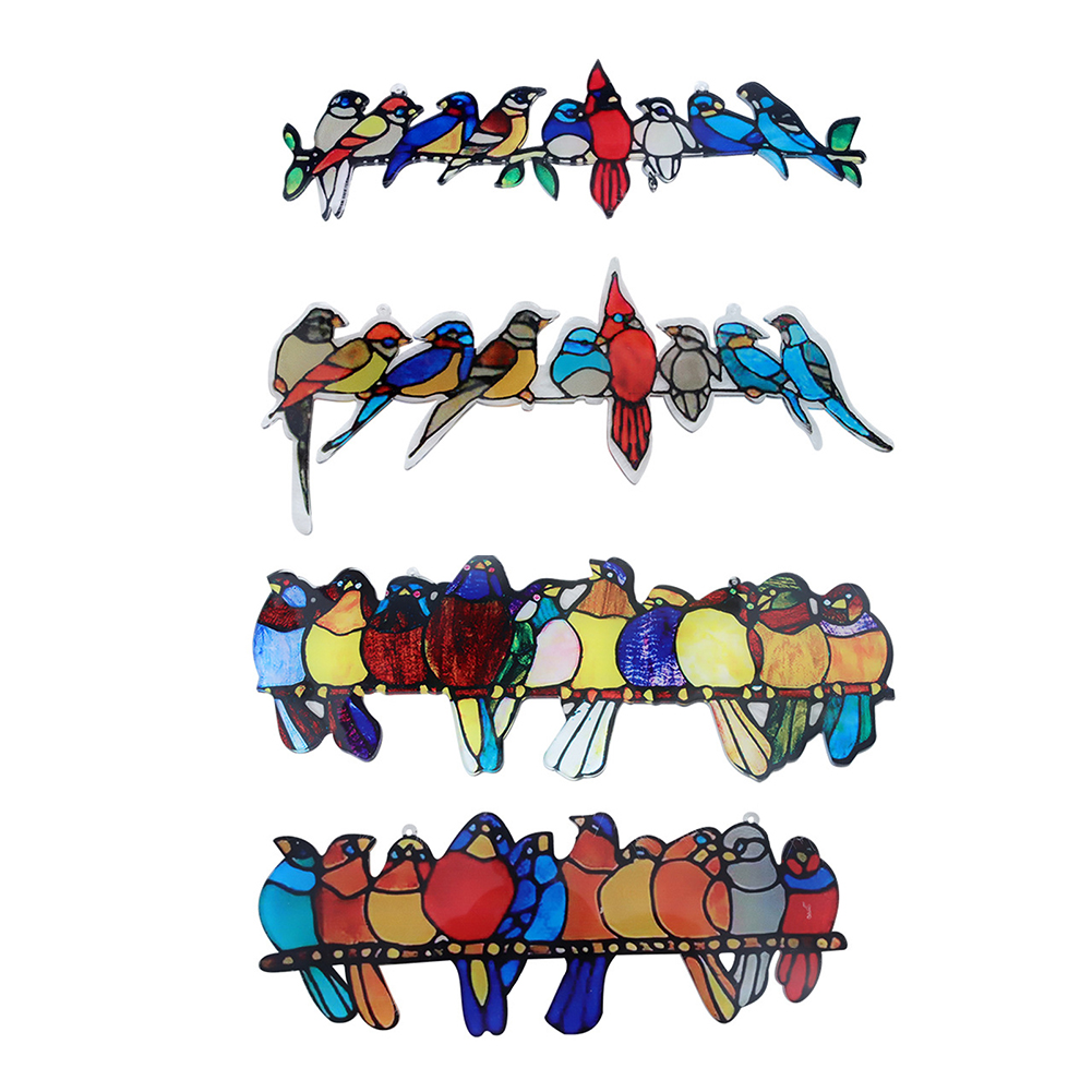 Acrylic Painted Bird Flock Pendant Living Room Window Telegraph Bird Decor, 501 Original
Acrylic Painted Bird Flock Pendant Living Room Window Telegraph Bird Decor, 501 Original
