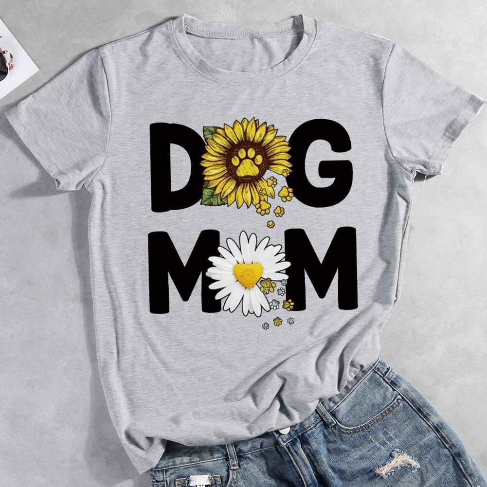 Sunflower Mother Dog  T-shirt Tee -012319-Guru-buzz