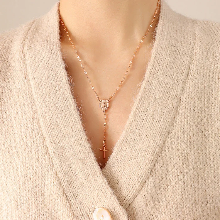 Jesus Cross Pendant Necklace socialshop
